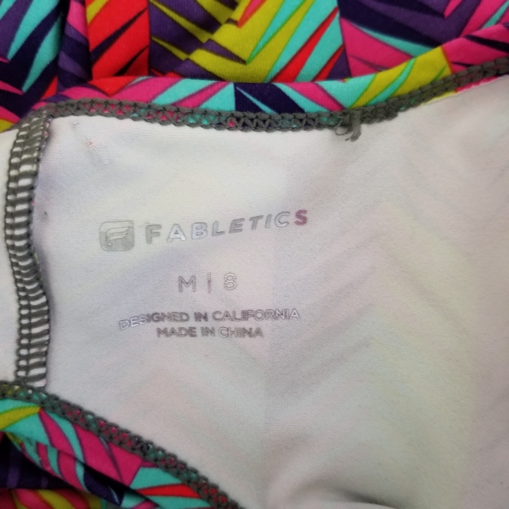 Fabletics Abstract - Multi Color Active Tank Top - Picture 5 of 5